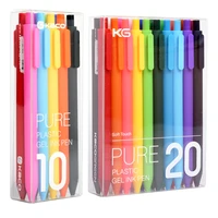 kaco 2010 colors watercolor pens gel pen brush markers dual tip drawing sign gel pens for school art drawing