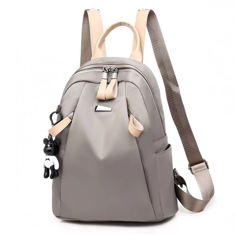 

Backpack women 2021 new fashion all-match trend ladies backpack large capacity soft leather travel small school bag
