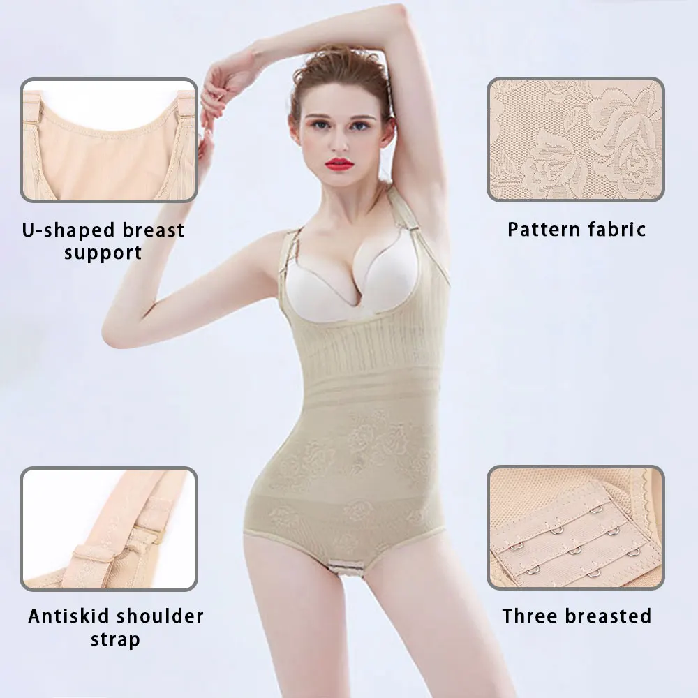 Женский тренажер для талии боди с контролем живота Корректирующее белье всего