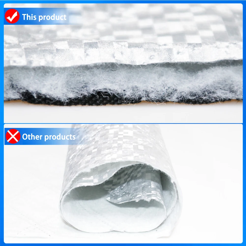 Магнитный чехол для лобового стекла автомобиля 190*116 см брезентовый зимний