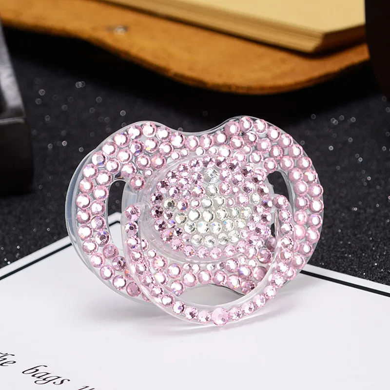 Детская соска Стразы с кристаллами 12 цветов|Шнурки и чехлы для сосок| |