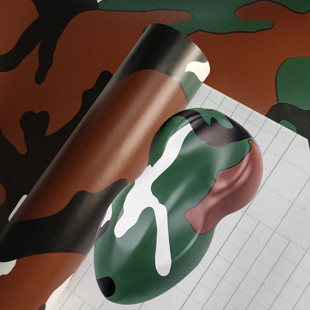 Горячая Распродажа Лесной камуфляж винил Обёрточная бумага автомобиля с