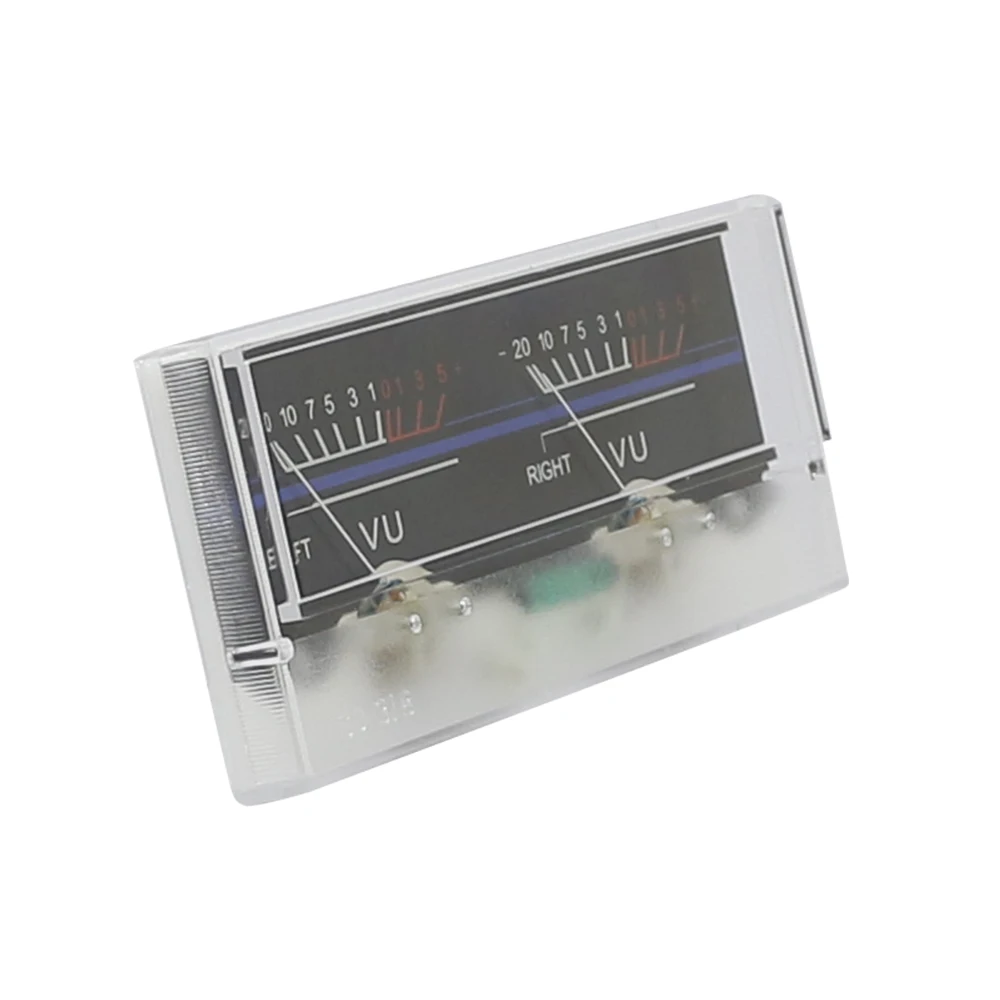 Панель из 100 шт. 2 VU метра 500uA 115x54 мм с зеленой лампой|vu meter|vu 2vu meter panel |