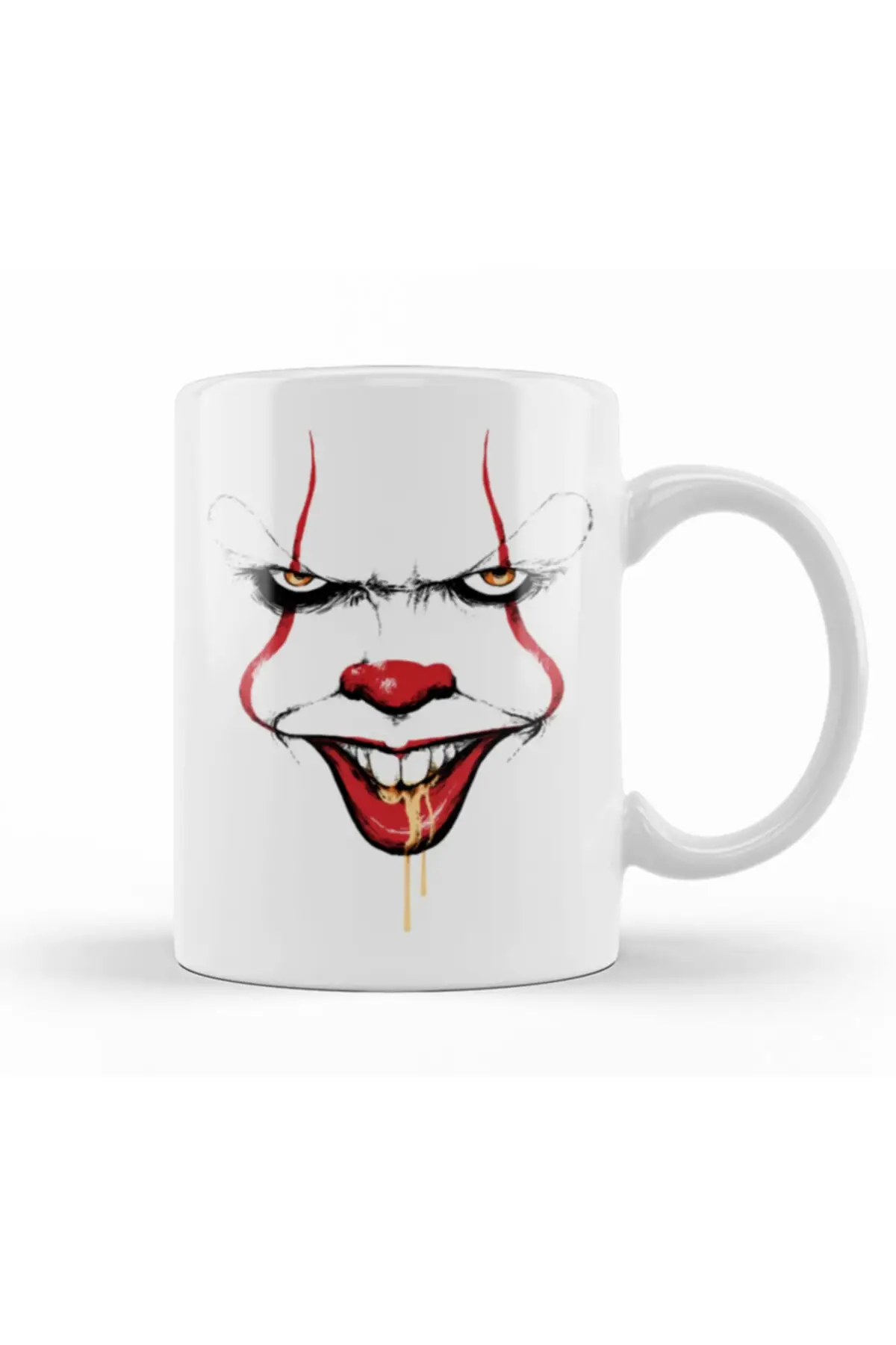 Кружки Pennywise с фарфоровой ручкой, с изображением клоуна, керамические чашки для чая и кофе, набор для напитков, кофейная чашка, красочные печатные сувениры