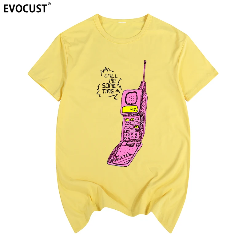 

Футболка мужская хлопковая в стиле хип-хоп с принтом «звонить мне»