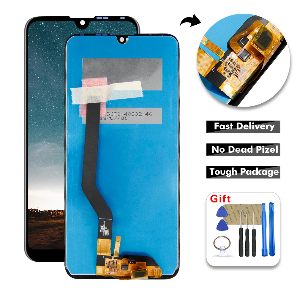 ЖК дисплей для Huawei Y7/Y7 Pro 2019 Y7 Prime DUB LX2 с дигитайзером сенсорная панель стеклянный