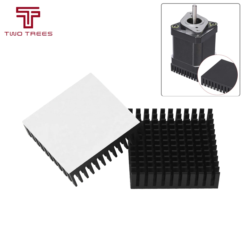 

3D Printer Part Radiator Aluminum Motor Heatsink Extruded Heat Dissipation Electronic Heat Sink for Ender 3 PRO 42 Stepper Motor