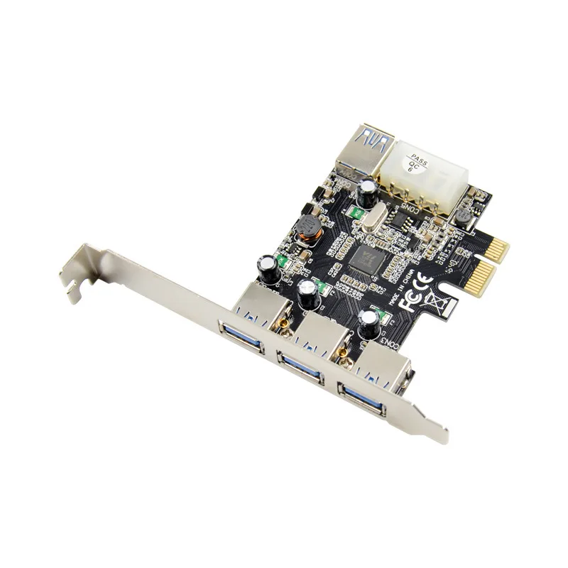 Добавить на карту 4 порта riser PCIE USB 3 0 карта расширения супер высокая скорость 5gbs USB3