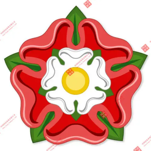 

Interesting Tudor Rose Flag Car Bumper Sticker Window Decal Motorcycle Decals