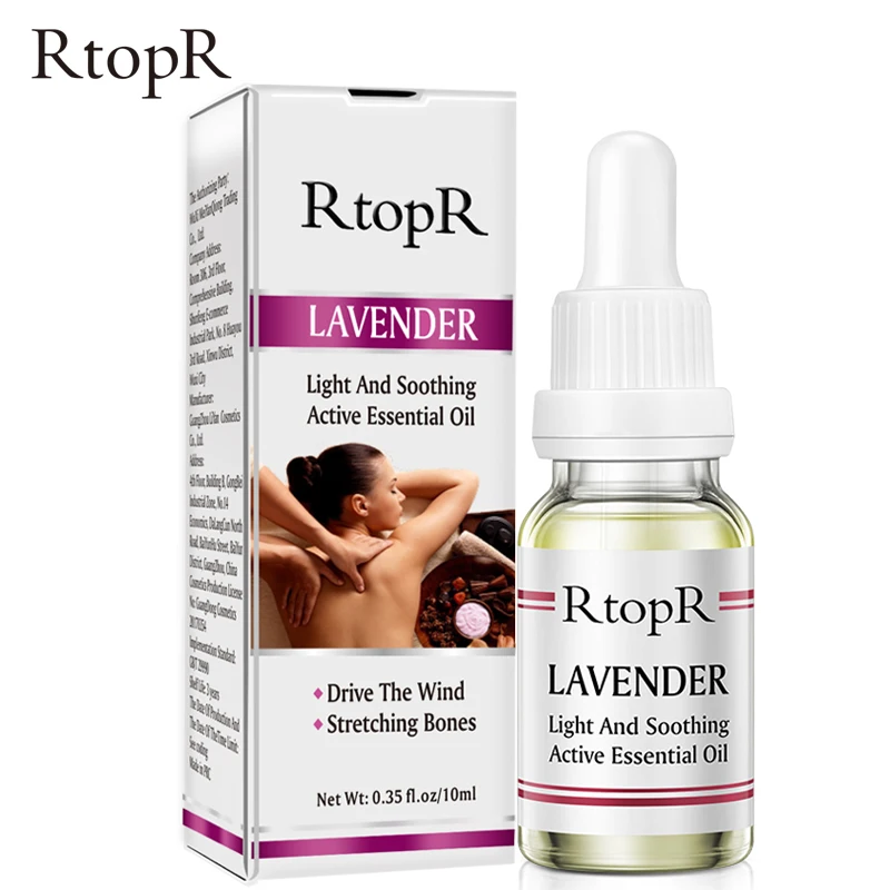 RtopR уход за кожей чистые растения Лаванда эфирное масло для кожи антивозрастное