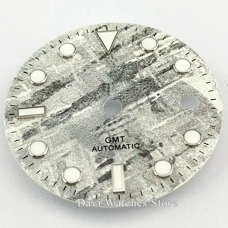 28 5 мм стерильные циферблаты для часов серые подходит ETA 2836 DG2813/3804 Miyota 8205 8215