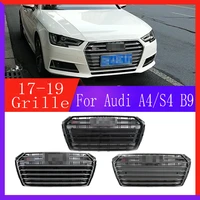 for audi a4s4 b9 2017 2018 2019%ef%bc%88refit for s4 style%ef%bc%89car accessory front bumper grille centre panel styling upper grill 17 18 19