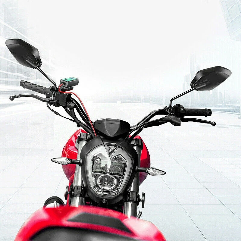 

Motorcycle Voltage Display Charging Adapter USB + Type-C Dual Interface Charger