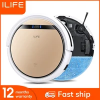 ILIFE V5sPro Robot Vacuum Cleaner vacuum Wet Mopping Pet hair and Hard Floor automatic Powerful Suction Ultra Thin
