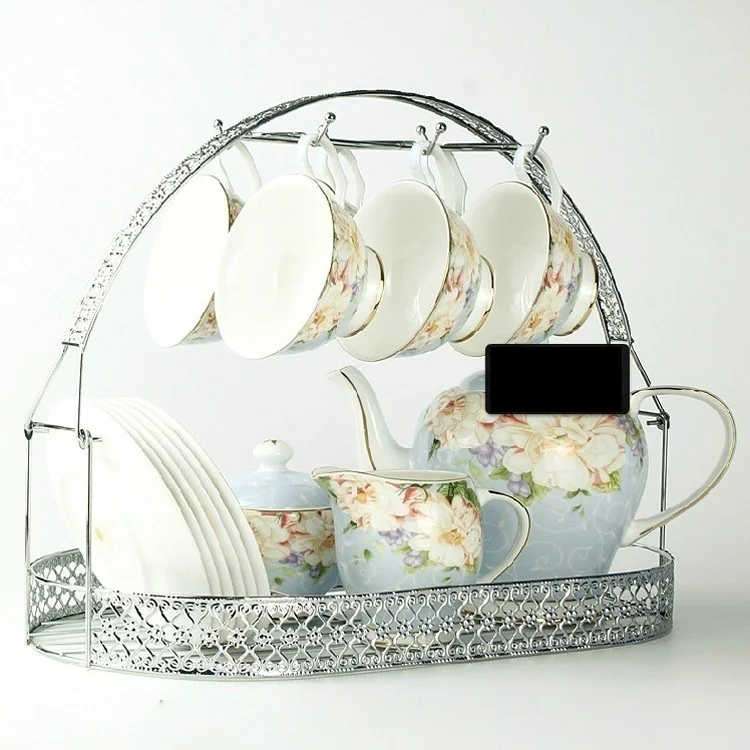 Бытовая кофейная чашка чайная креативная сливная железная стойка подставка для