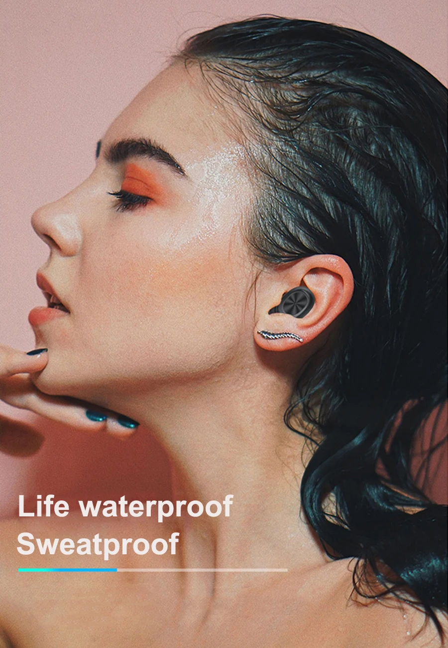 TWS Bluetooth наушники беспроводные наушники Стерео с микрофоном металлические матовые сенсорные музыкальные беспроводные наушники