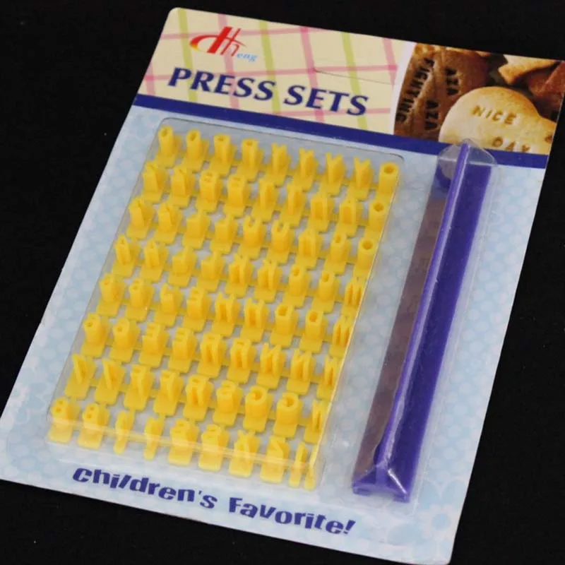 Форма для печенья английский алфавитно цифровой символ печать бисквитная форма