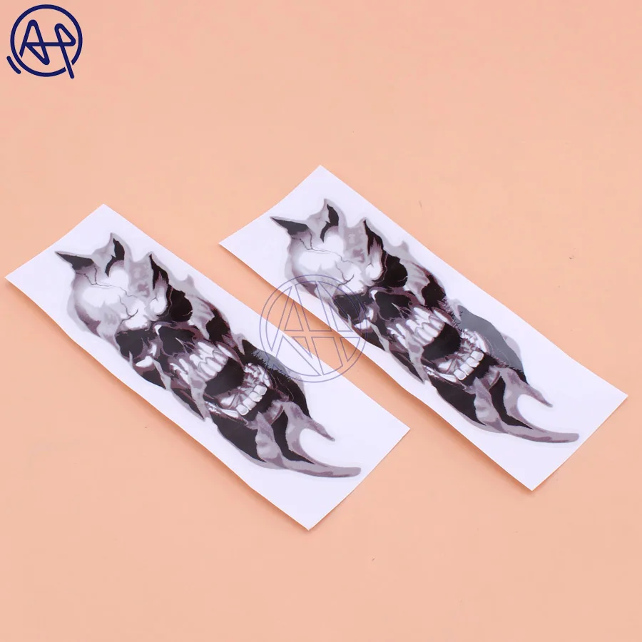 Наклейки графические для мотоциклов передних вилок черепов 2 шт.|graphic sticker|sticker