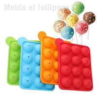 12 hole silicone cake pop mold ball shaped die mold silicone lollipop chocolate cake baking ice tray stick tool