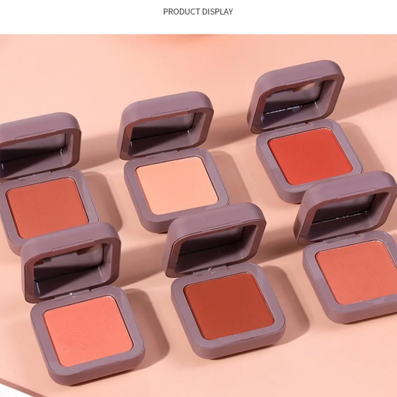 Румяна для макияжа профессиональные 6 цветов s мягкие и гладкие стойкая формула