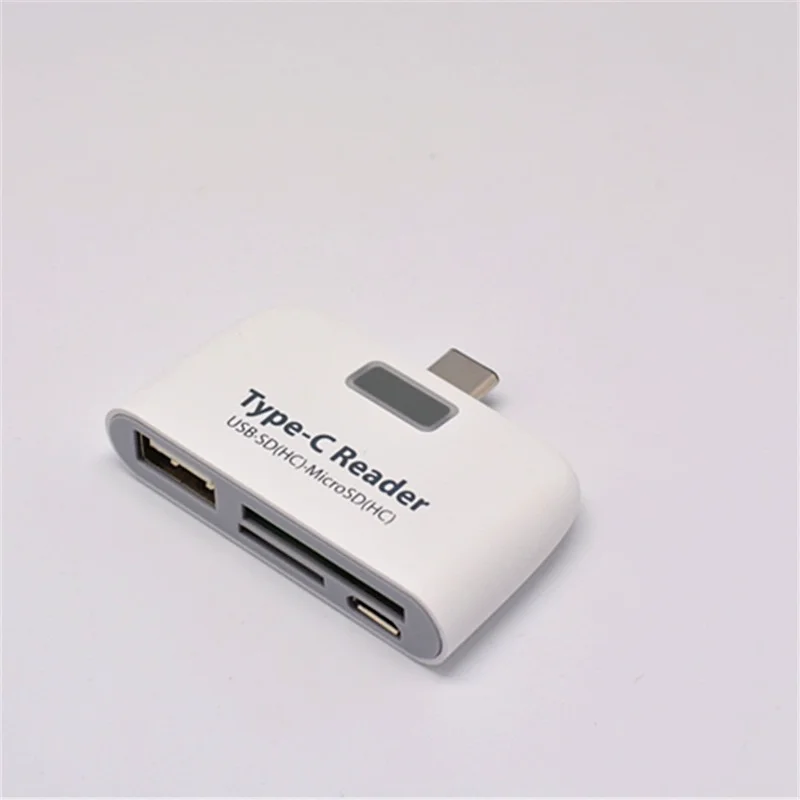 Тип-C USB3.1 мульти кард-ридер для SD TF USB2.0 Картридеры Android телефоны светодиодный