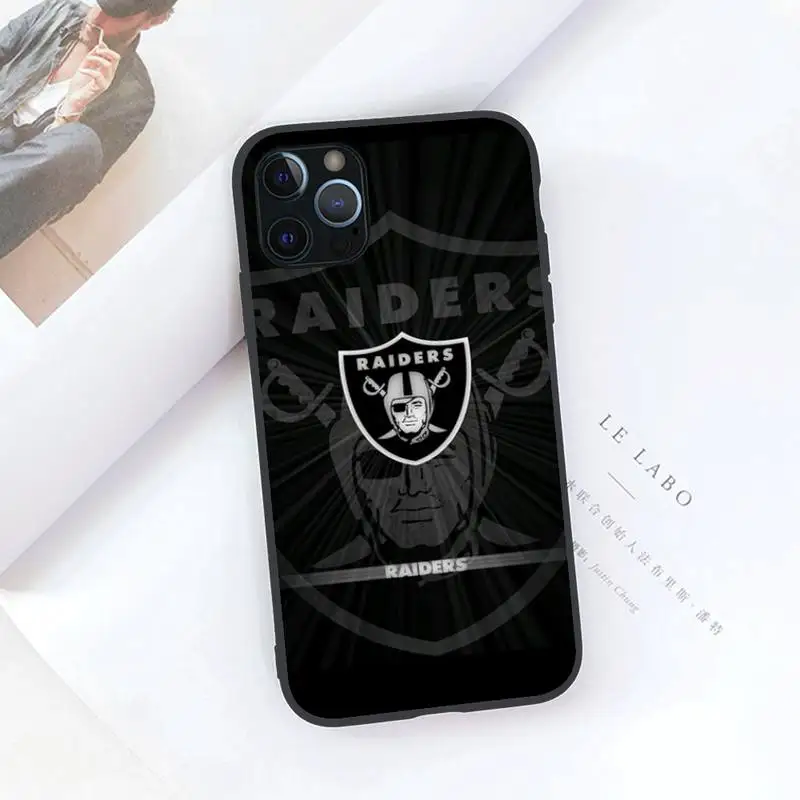 

Oakland Raiders Phone Case For Iphone 12 11 PRO MAX X XS XR Mini 6S 7 8 PLUS SE Cases Cover