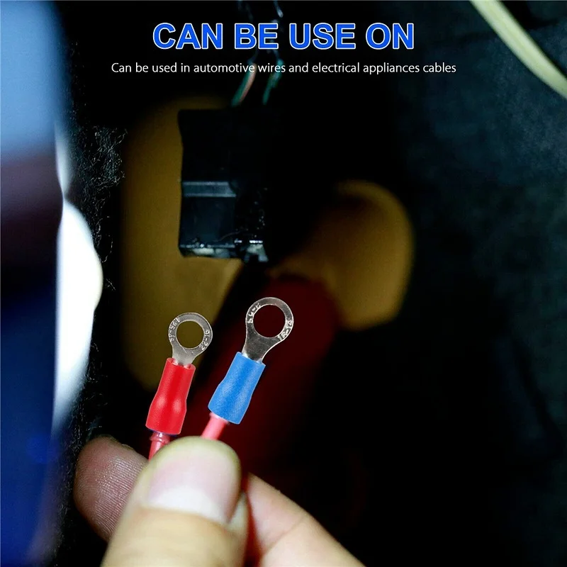 102 шт. кольцевой терминал медный провод изолированный штырь штырька