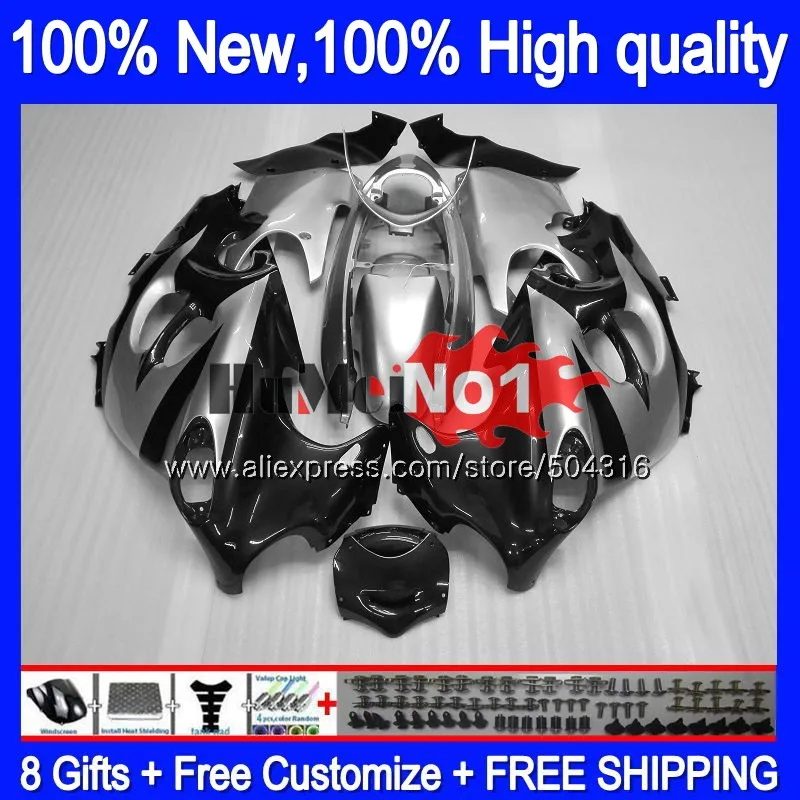 

Корпус обтекателя Для SUZUKI KATANA GSXF 600 750 GSXF600 98 99 00 2001 2002 черный серебристый 12MC.79 GSX600F GSXF750 1998 1999 2000 01 02