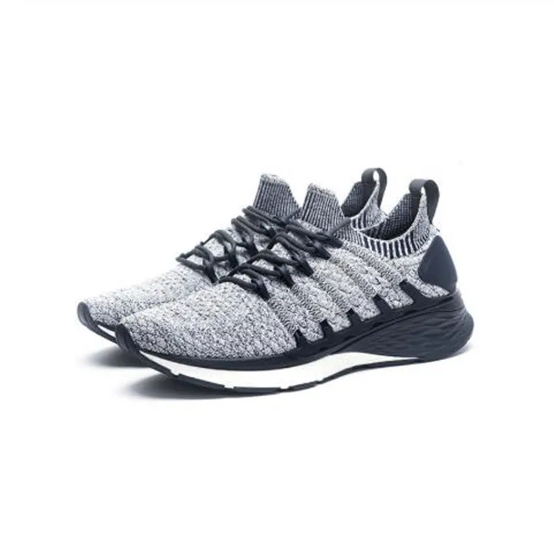 Newest Xiaomi Mijia Sneaker 3 Running Shoes Uni-moulding 2.0 Fishbone Lock System Elastic Knitting Vamp Shock-absorbing Sole | Спорт и