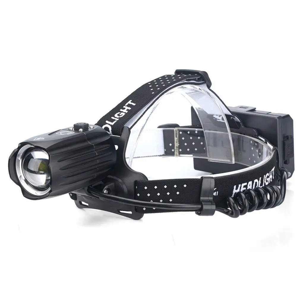 

XHP90 Strong Headlight USB Charging Input And Output Telescopic Zoom P90 Outdoor Lighting Headlight Waterproof