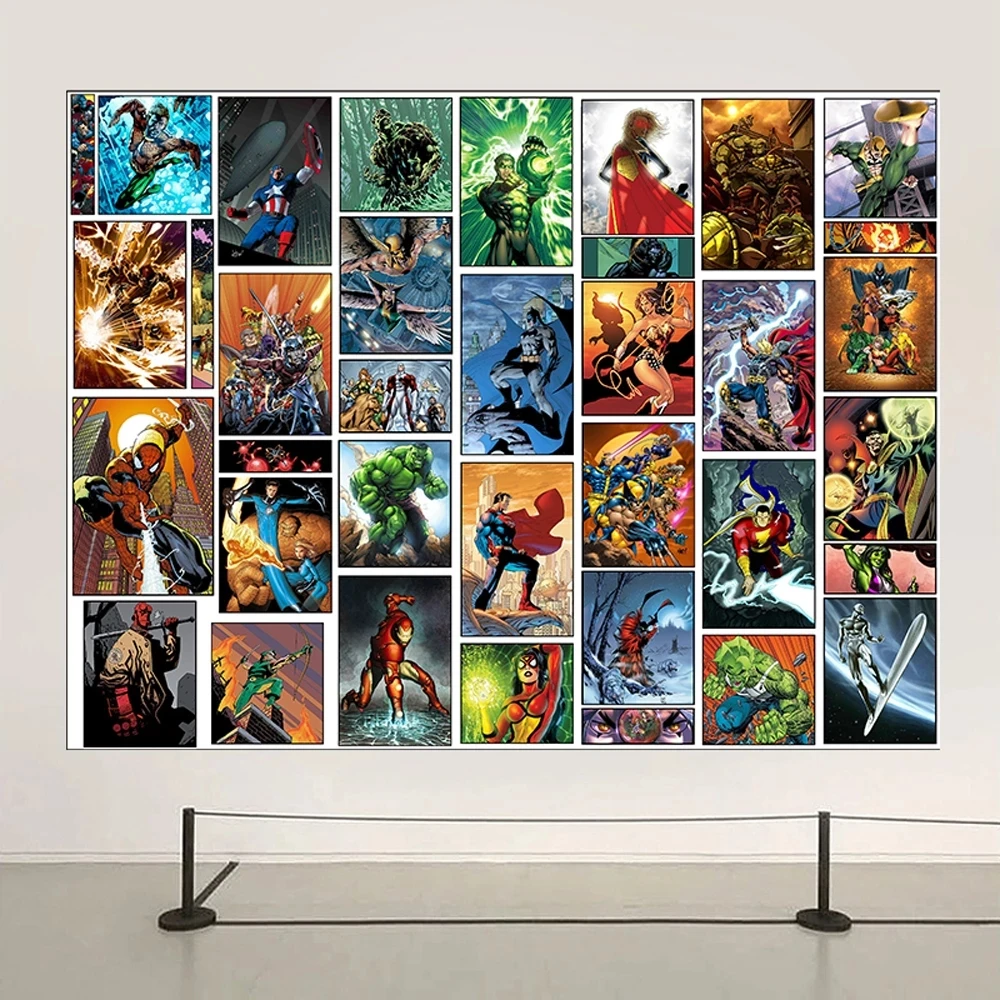 

Wall Marvel Art Canvas Spiderman Paintings Home Decor Picture Hd Iron Man Print Modern Poster For Bedroom Modular No Framework
