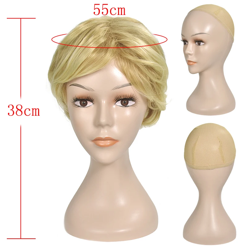 Женские головные уборы манекены парики шарфы очки ожерелье показ белая модель| |