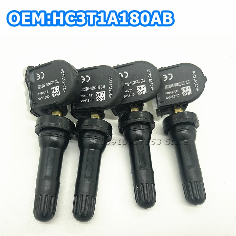 

New 4 Pcs Tire Pressure Monitor Sensor TPMS For Ford F-250 F-350 F-450 SD Fusion Lincoln MKZ 2017 2018 HC3Z1A189A HC3T-1A180-AB