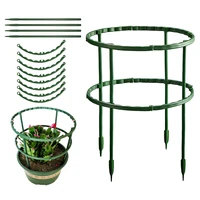 plant support stake pile stand for flower stem bracket climbing ring cage orchard greenhouse tool for garden vegetable patch