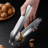 high quality stainless steel nutcracker walnut pliers clip sheller peeling chestnut opening device opener kitchen tools cutter