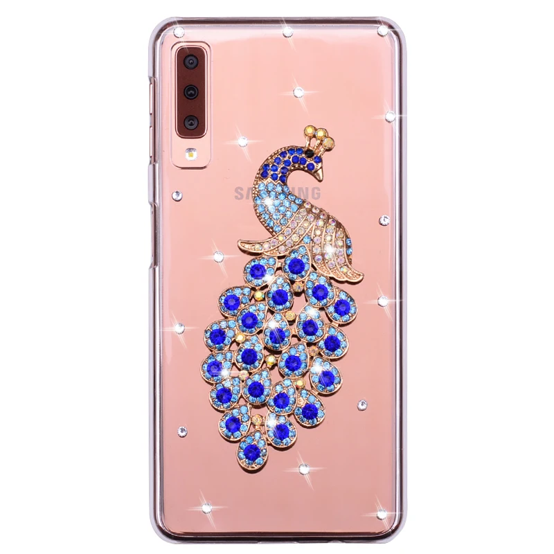 Чехол бампер для Samsung galaxy S8 S10 S20 plus A50 note 20 Ultra 10 Plus a3 a5 2017 j4 j6 a6 a8 a7 2018 Хрустальный