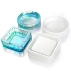 Силиконовая подставка для ювелирных изделий сделай сам, контейнер для ювелирных изделий из смолы, эпоксидная форма, инструмент для рукоделия