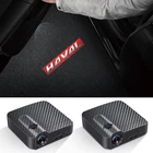Беспроводной светодиодный проектор для двери автомобиля с логотипом для Haval H2 H5 H6 H7 H9 2020 2018 2017 H3 2021 F7 F7X