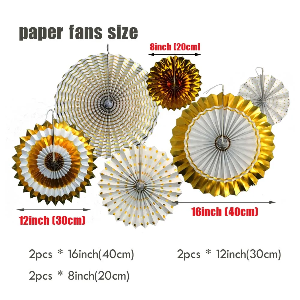 Новое поступление 2019 6 шт./компл. золотой розовый серебристый синий складной