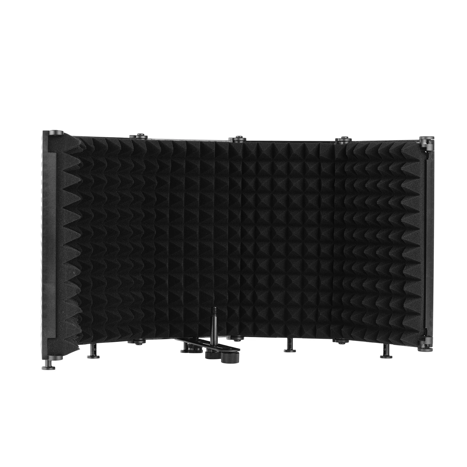 

Microphone Isolation Shield Portable Tabletop Sound Absorbing Foam Reflection Filter Mic Soundproof Shield for Audio Recording