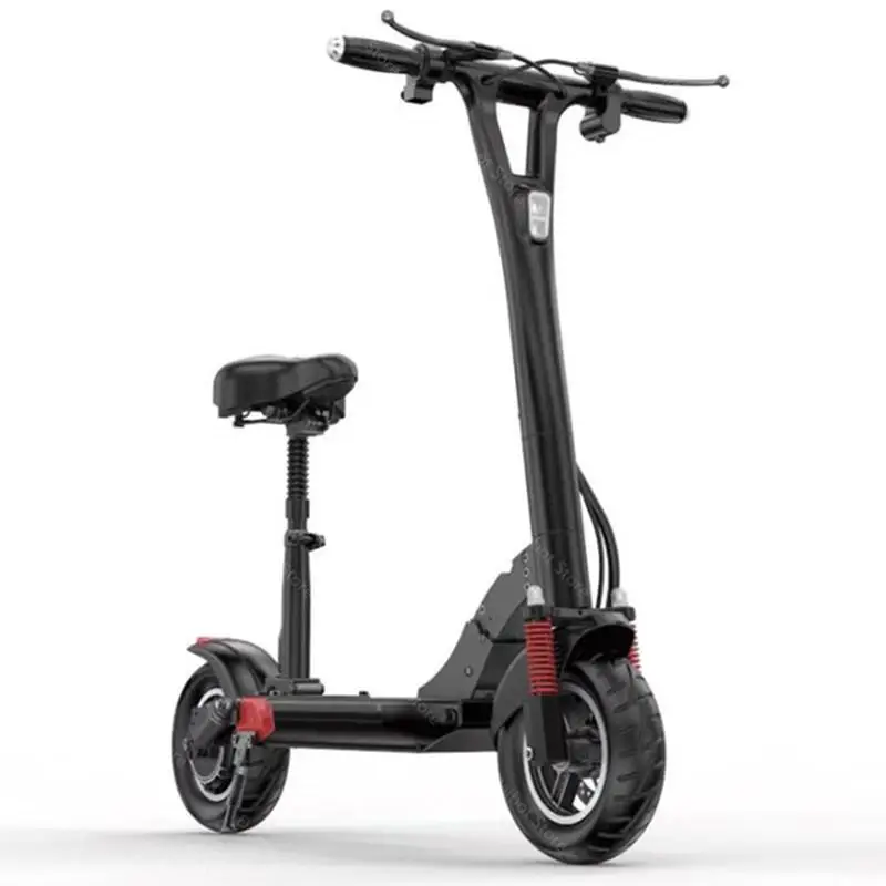 

2021 Electric Scooter With Seat Portable Folding 2 Wheels Electric Bicycles With Bluetooth 45KM/H 500W 48V Electric Bikes Adults
