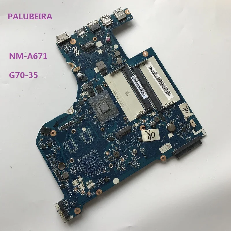 KEFU CG70A NM-A671 материнская плата для ноутбука lenovo G70-35 материнская плата с процессором материнская плата протестирована работа