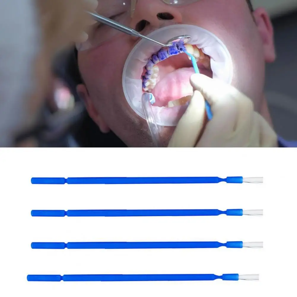 

100Pcs/Box Micro Applicators Bendable Multi-purpose PP Disposable Micro Brush for Oral Care