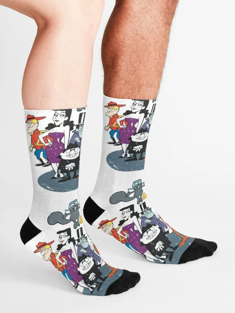 Носки Рокки и бульвинкл друзья удобные зимние женские Дышащие Короткие