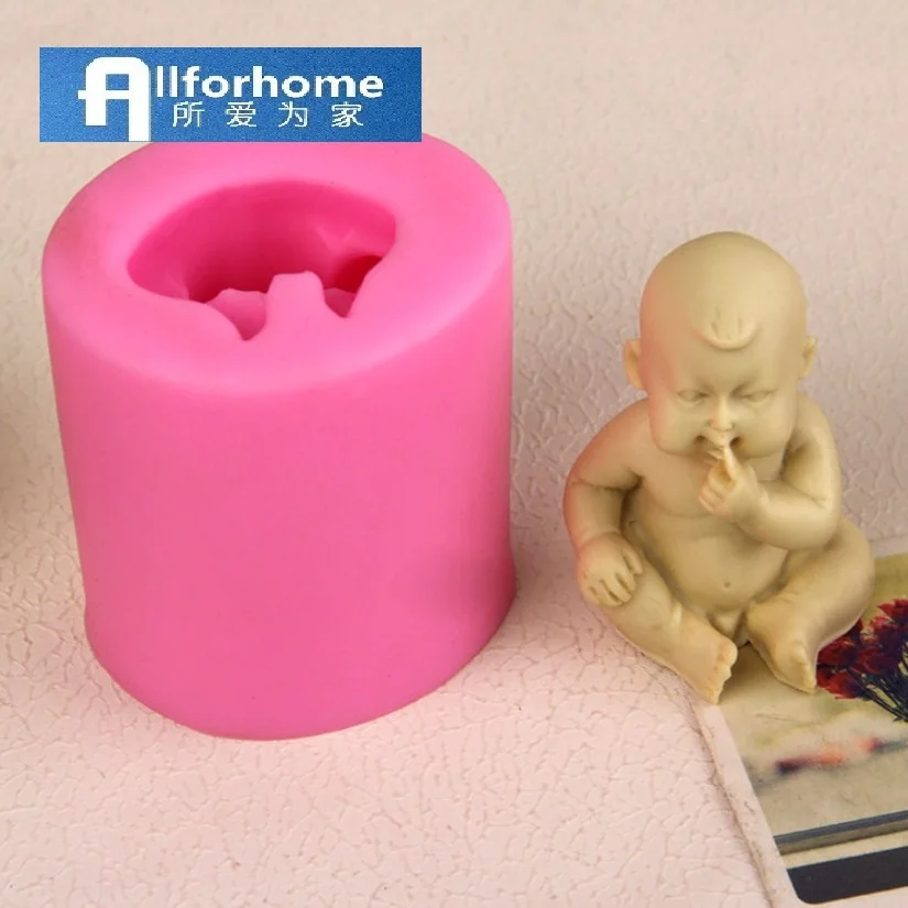 3d стереоскопическая детская силиконовая свеча DIY форма для мыла полимерная глина