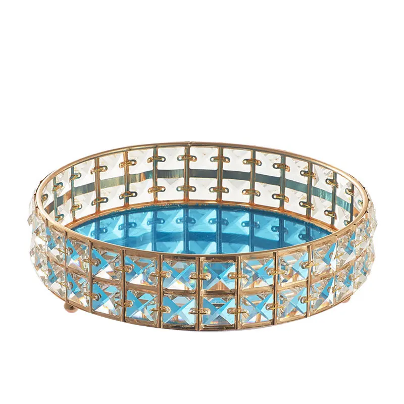 Поднос для хранения косметики со стразами 25 см | Дом и сад