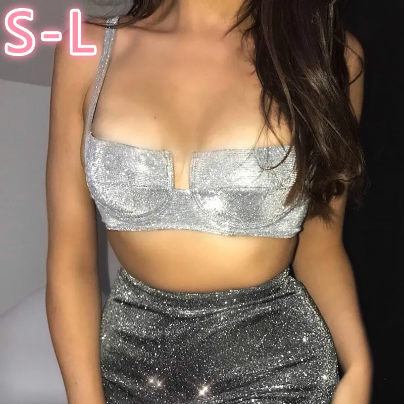 Обтягивающие серебряные блестящие сексуальные и Клубные открытые Ночные