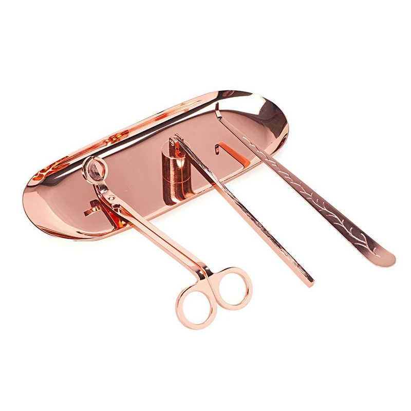 Набор аксессуаров для свечей триммер фитилей фитиль поднос хранения 4 упаковки