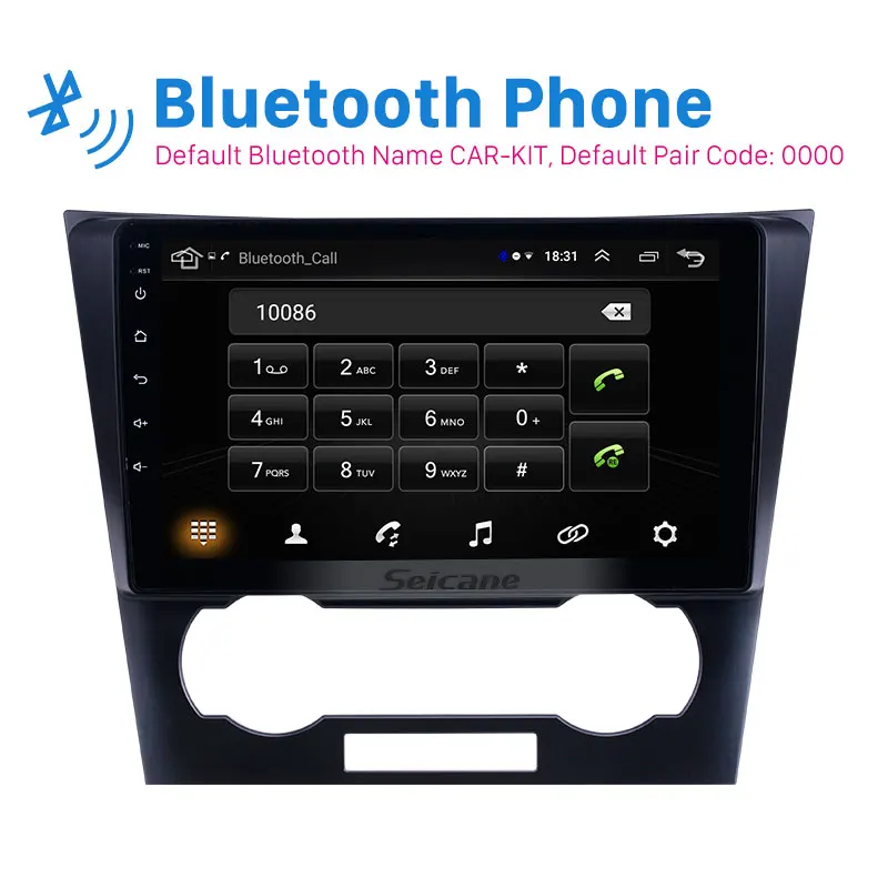 Автомагнитола Seicane на Android 9 1 мультимедийный проигрыватель для Chevrolet Epica 2007 2012 с GPS