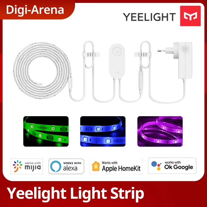 Светодиодная лента Yeelight RGB 1S 2 м 110 В 220 Wi Fi|Смарт-гаджеты| |